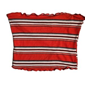 Red ambiance tube top